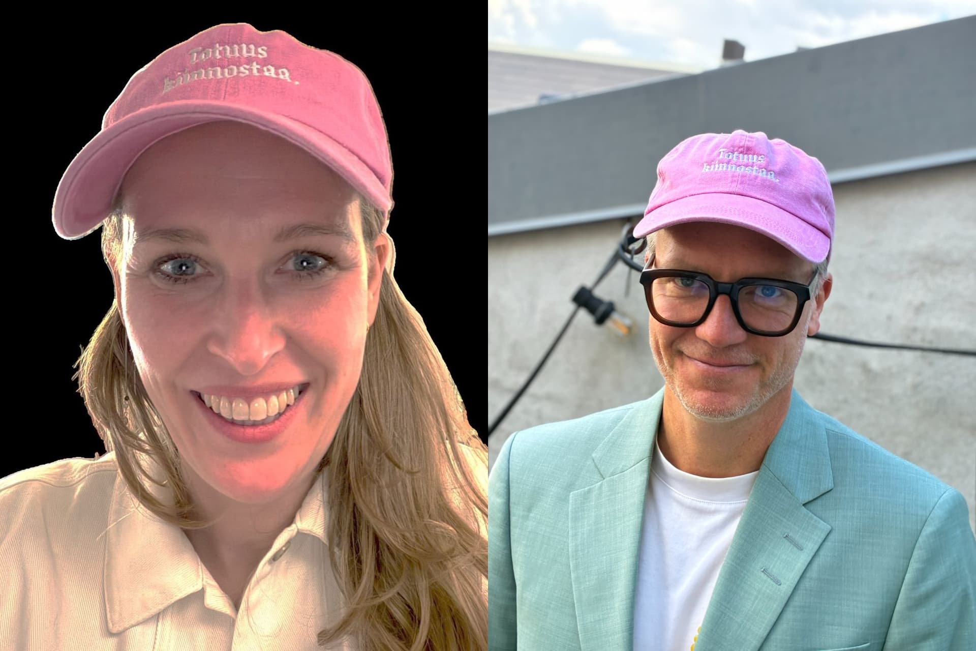 Lea Korsgaard and Tav Klitgaard in Totuus kiinnostaa caps